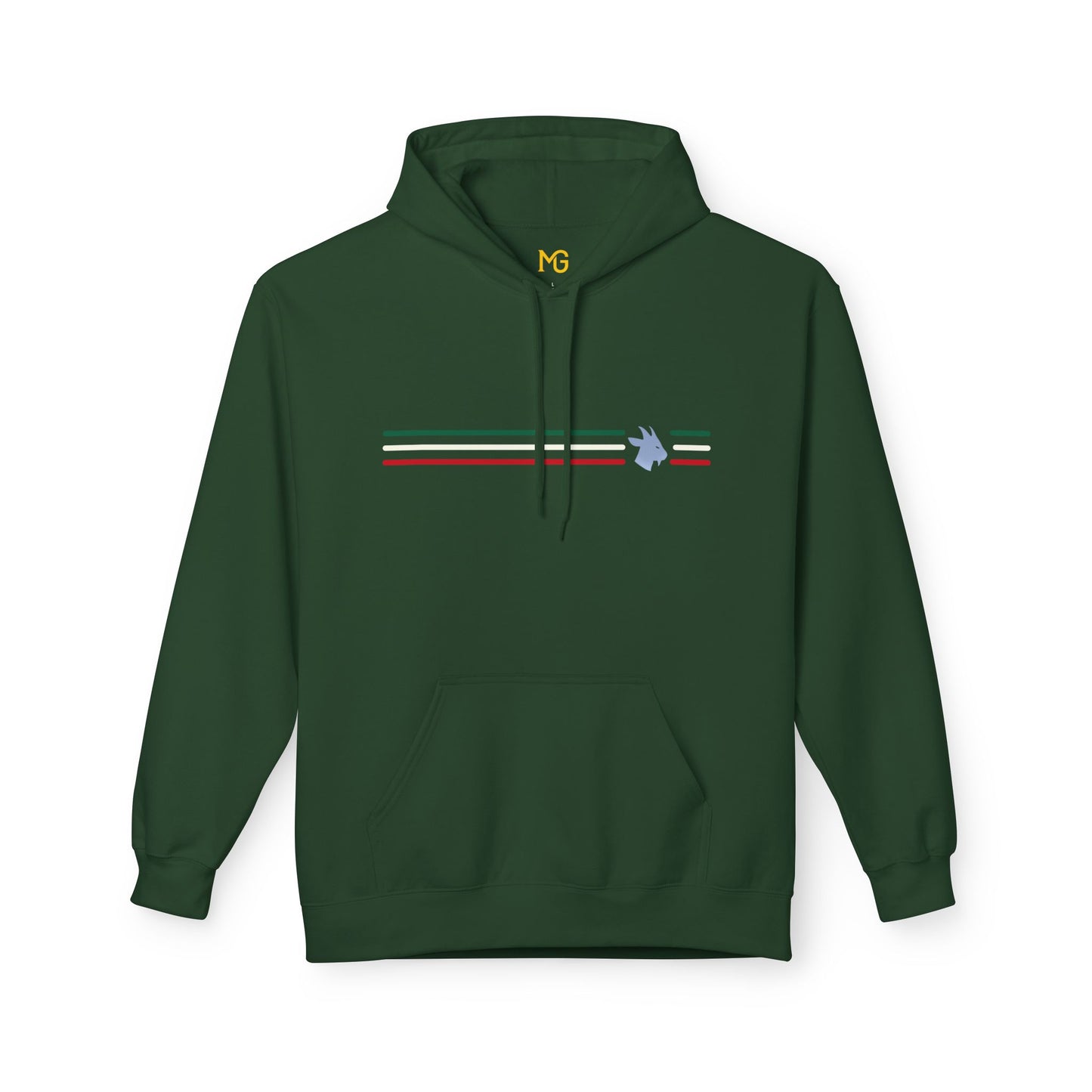 Sudadera con capucha de rayas discretas México