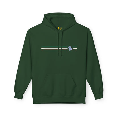 Sudadera con capucha de rayas discretas México