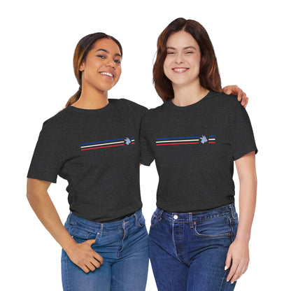 Camiseta a rayas discreta de Costa Rica