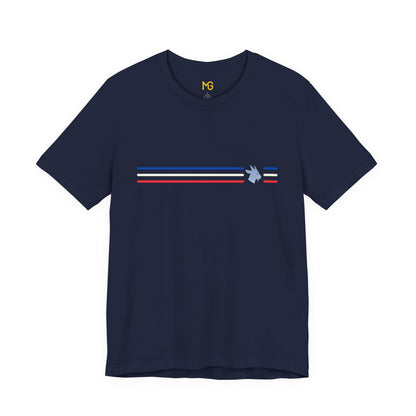 Camiseta a rayas discreta de Costa Rica