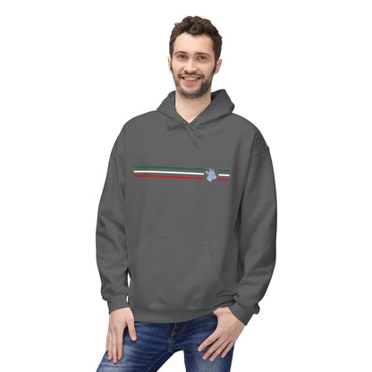 Sudadera con capucha de rayas discretas México