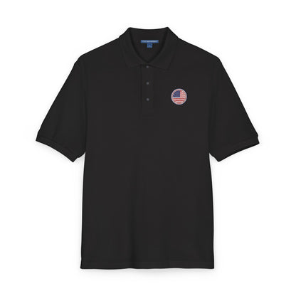 Embroidered USA Crest Polo Shirt