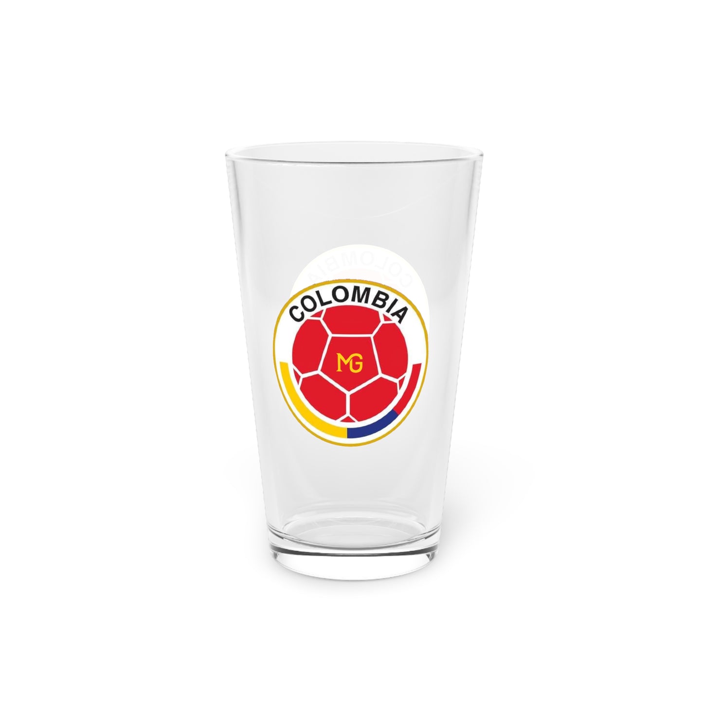 Colombia Futbol Pint Glass