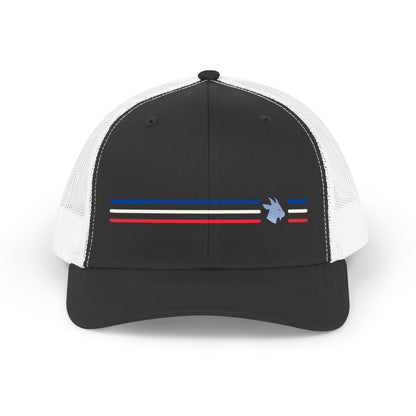 Costa Rica Low-Key Stripe Trucker Hat