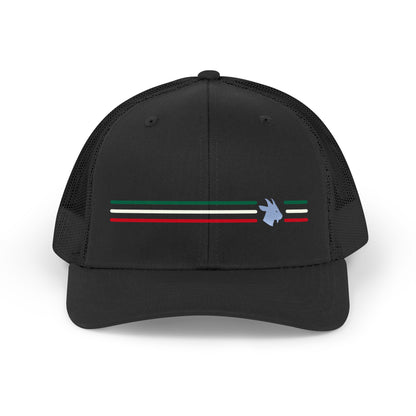 Mexico Low-Key Stripe Trucker Hat
