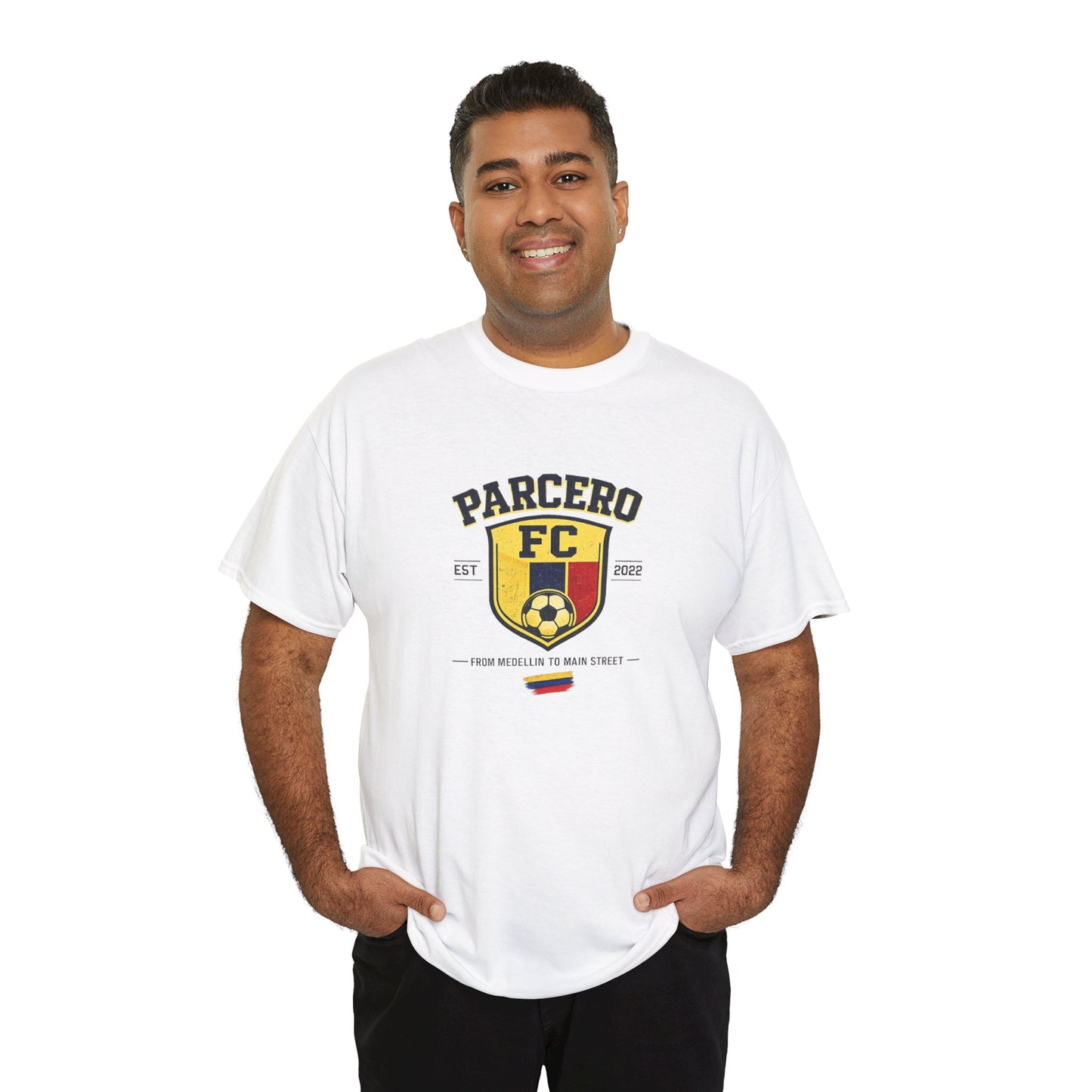 Parcero FC From Medellín to Main Street soccer shirt