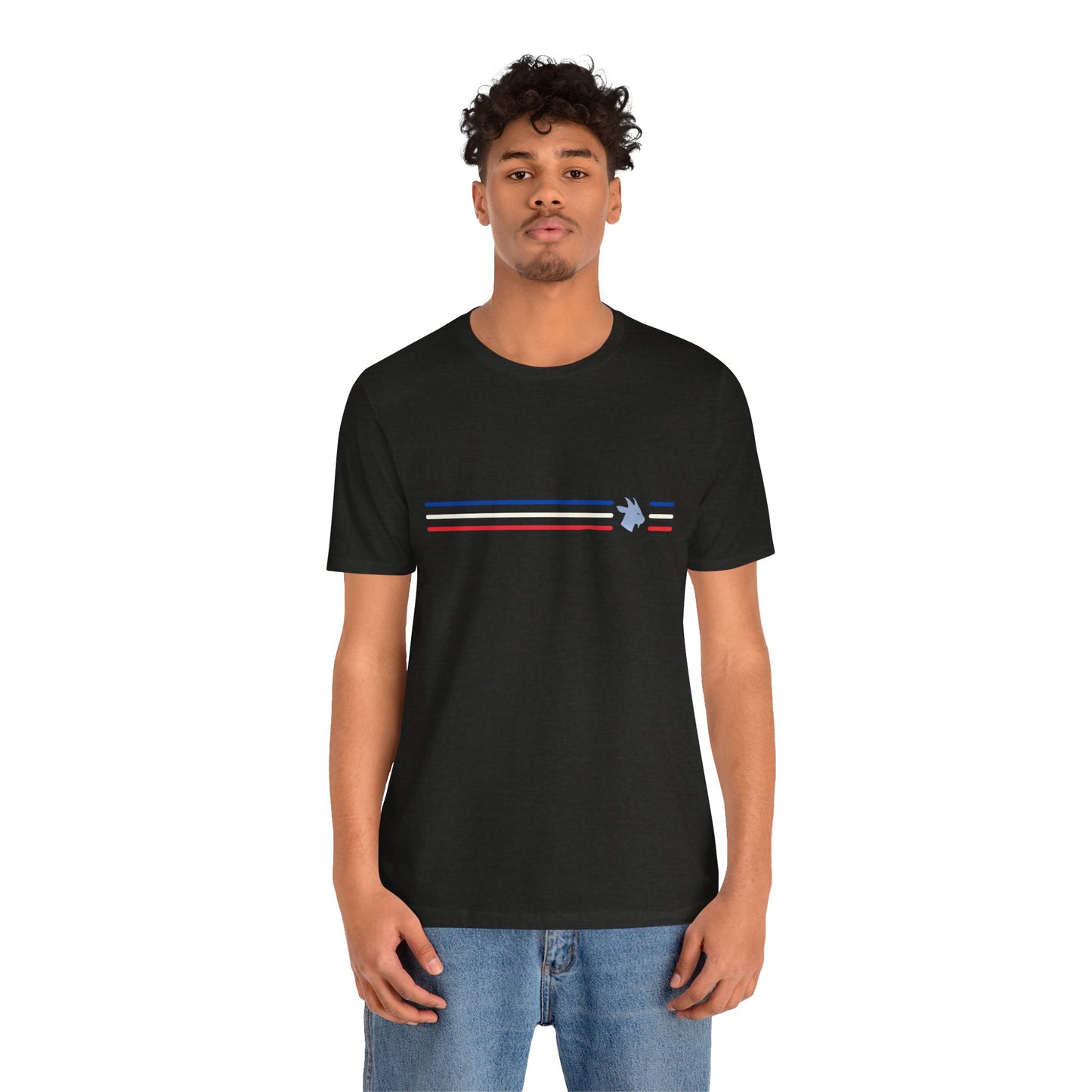 Camiseta a rayas discreta de Costa Rica