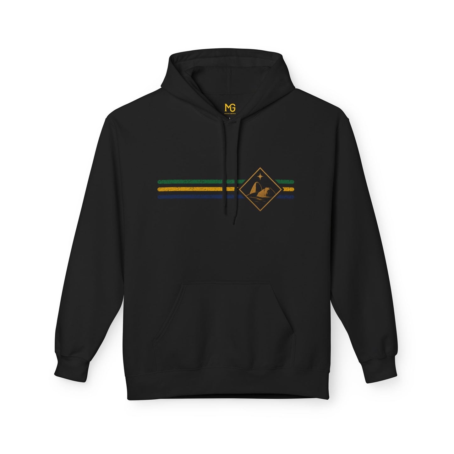 Brasil Low-Key Stripe Hoodie
