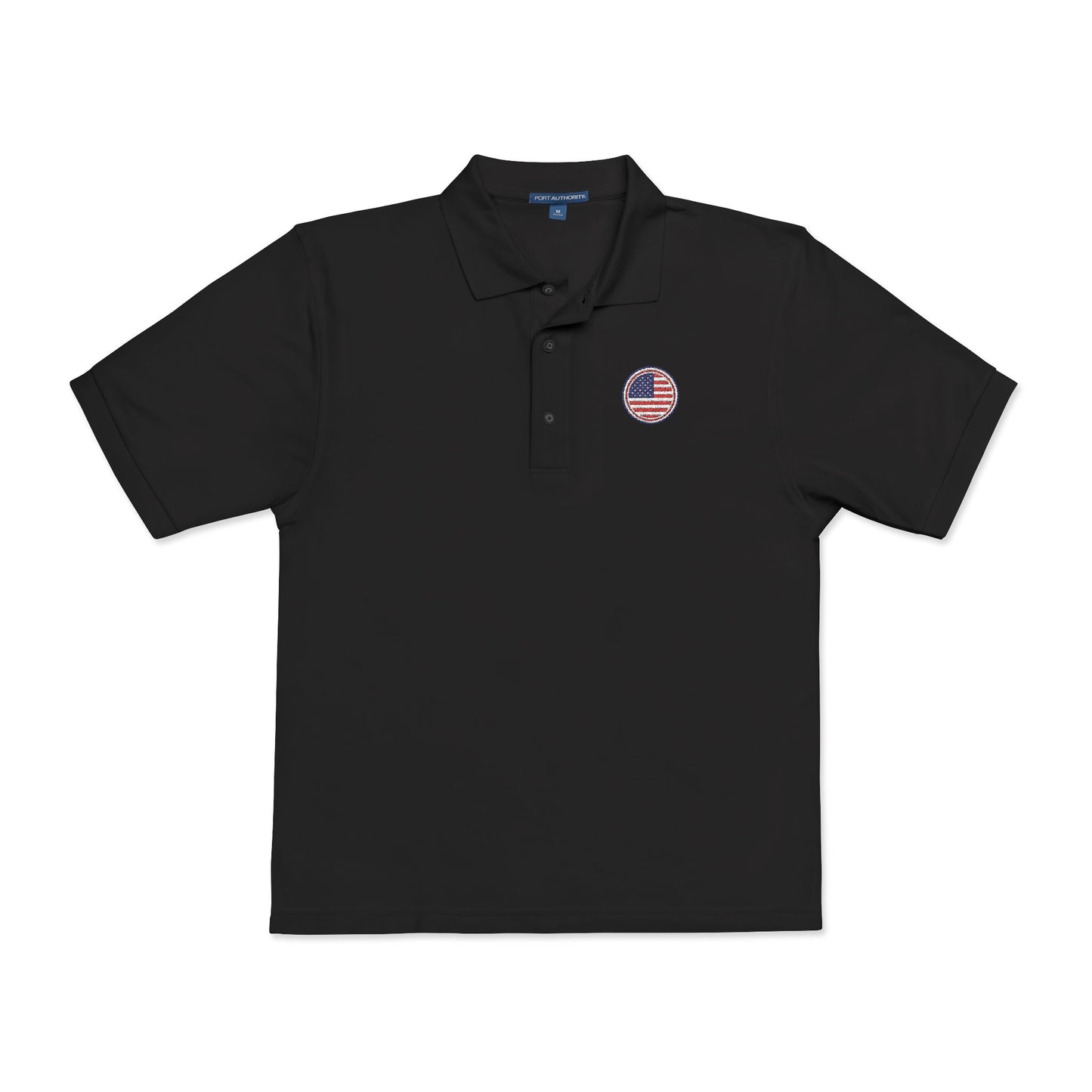 Embroidered USA Crest Polo Shirt