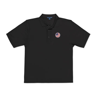 Embroidered USA Crest Polo Shirt