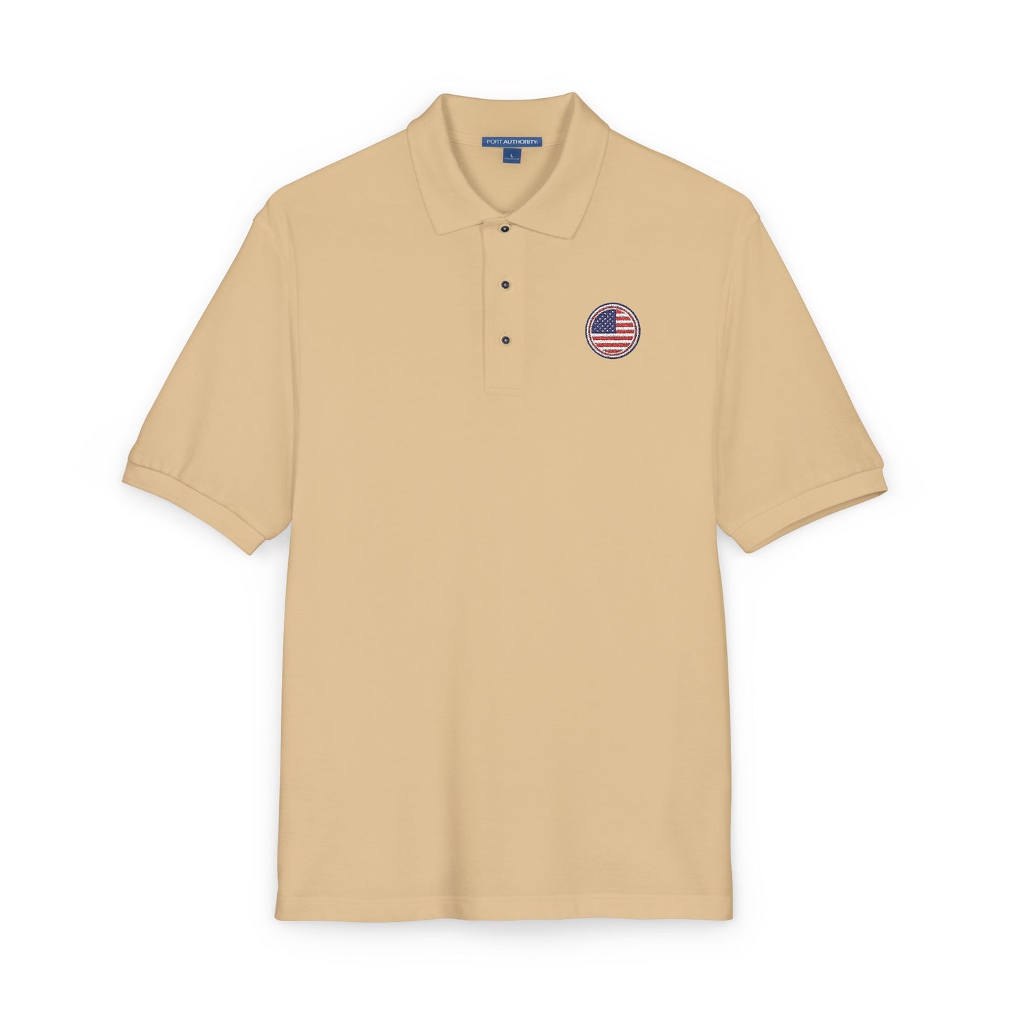 Embroidered USA Crest Polo Shirt