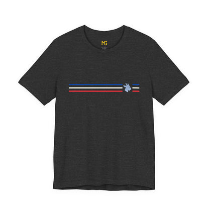 Camiseta a rayas discreta de Costa Rica
