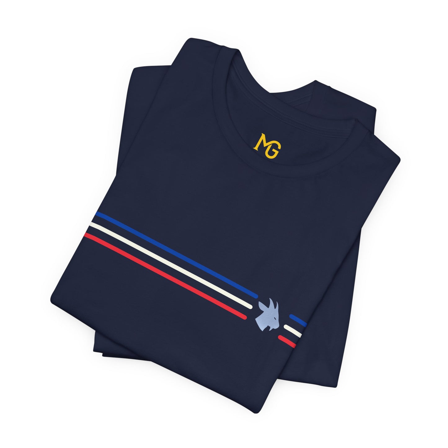 Camiseta a rayas discreta de Costa Rica