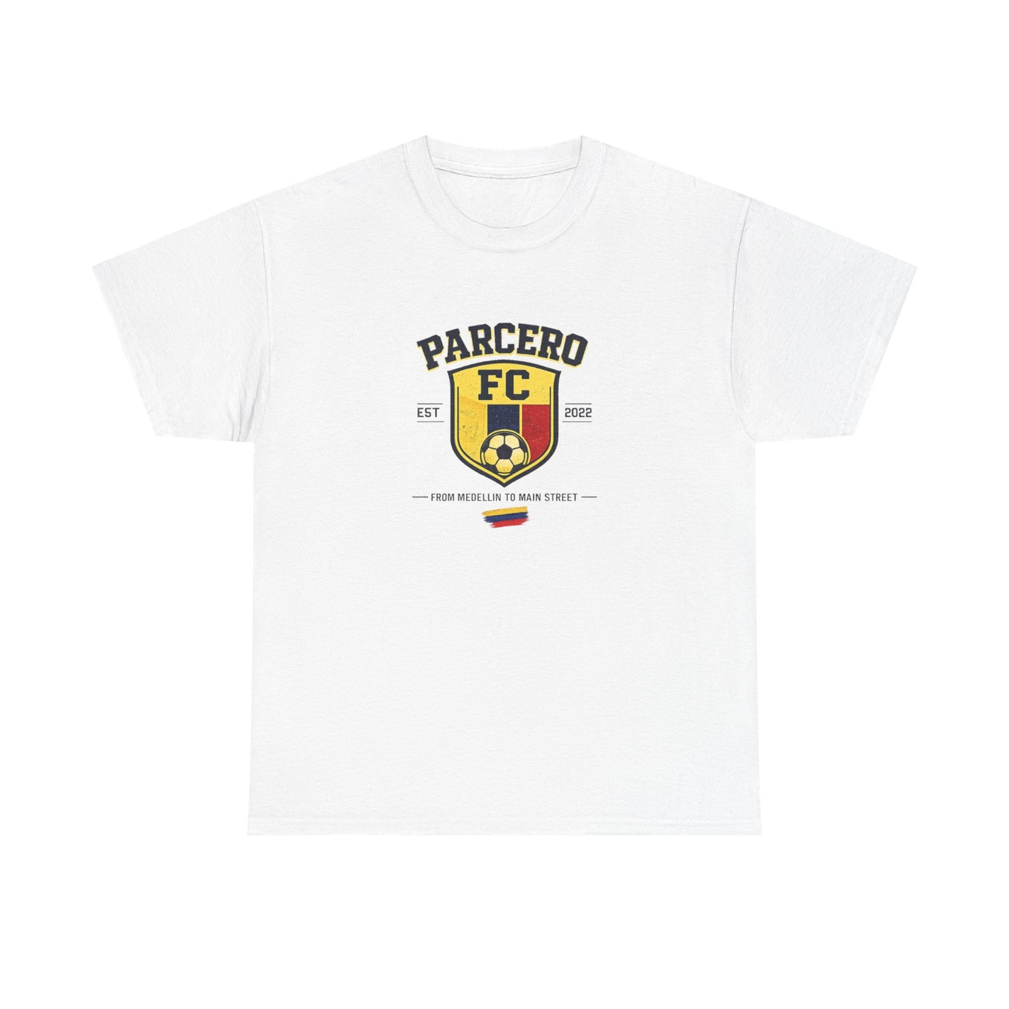 Parcero FC From Medellín to Main Street soccer shirt