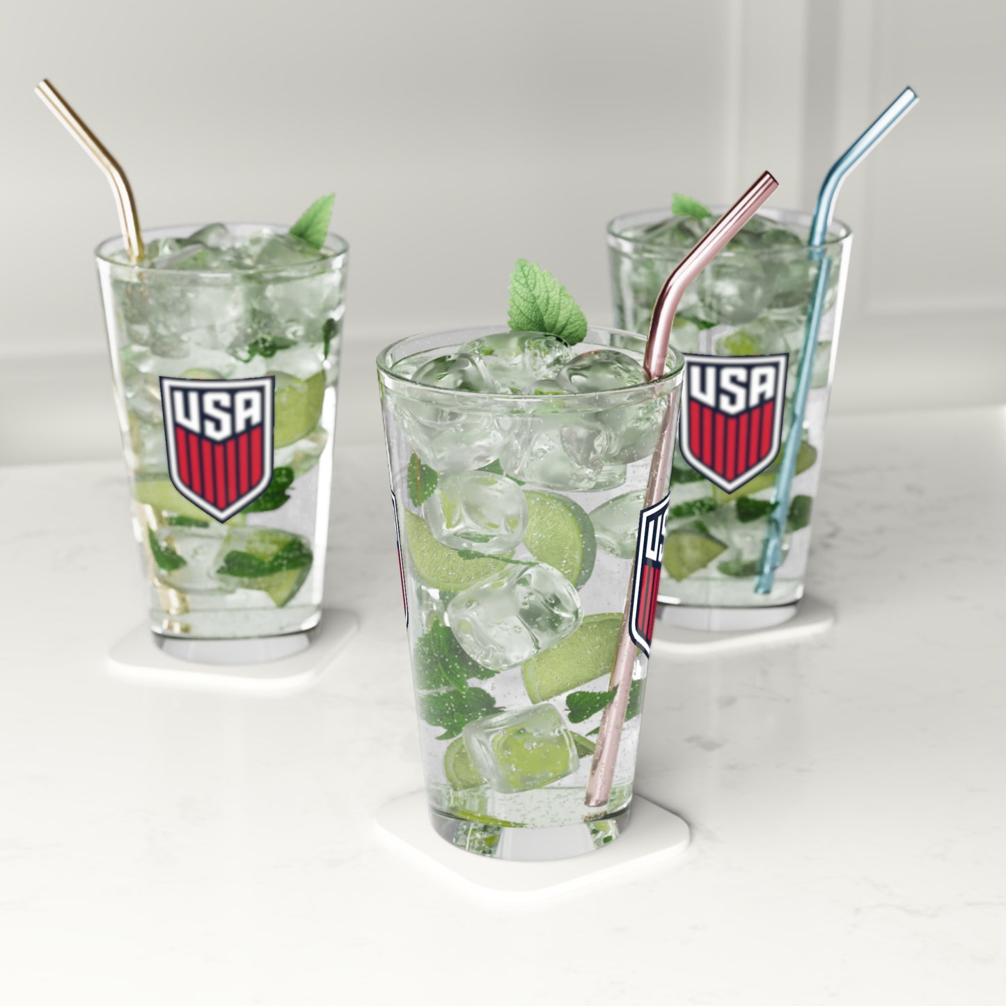 USA Soccer Pint Glass