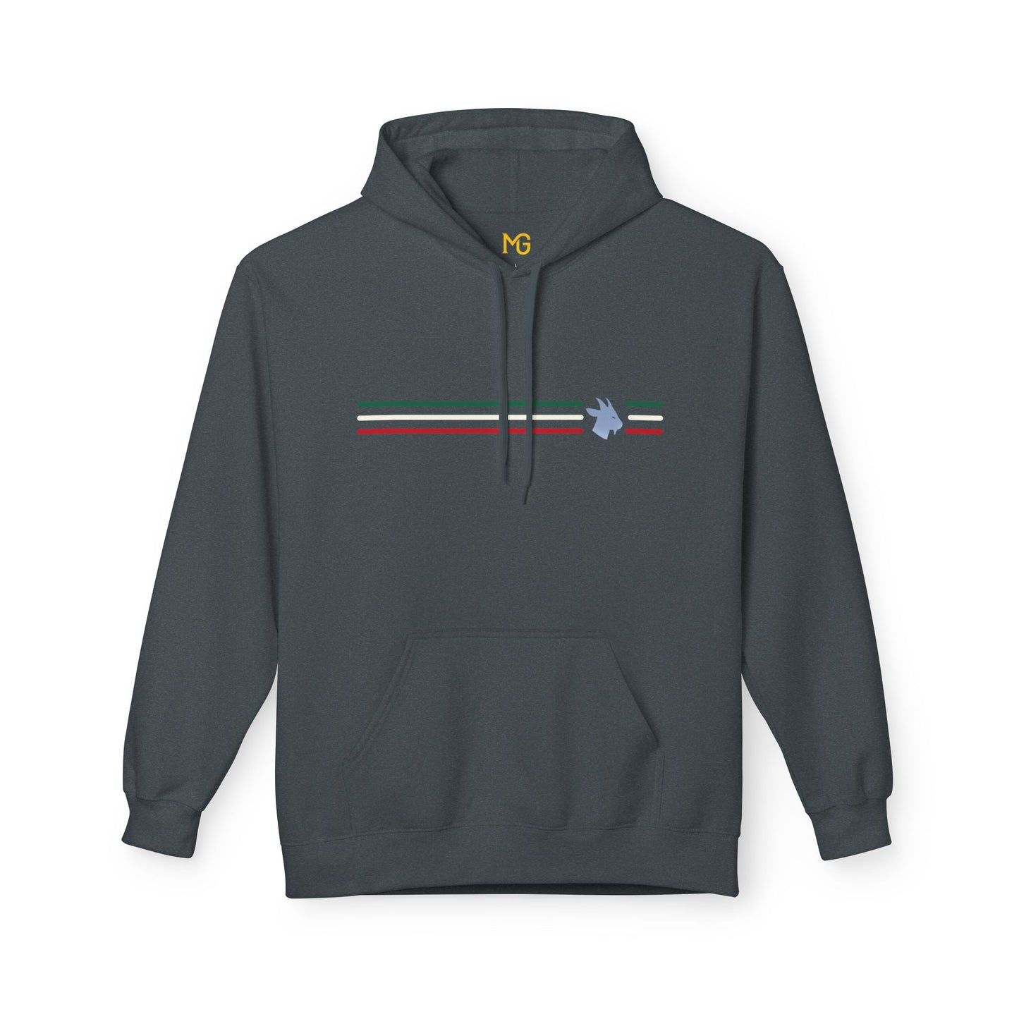 Sudadera con capucha de rayas discretas México