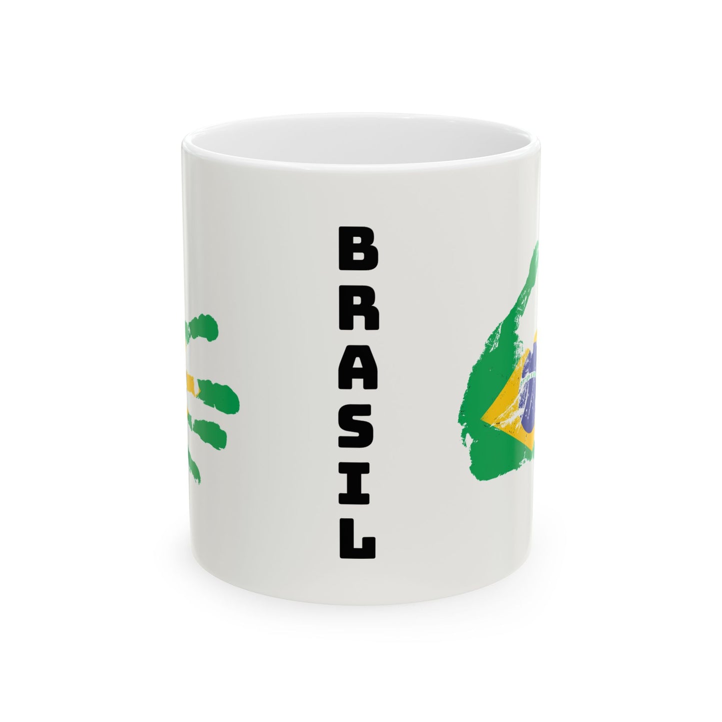 Brasil Coffee Mug, Ceramic 11oz 15oz | Brazilian Coffee Nation