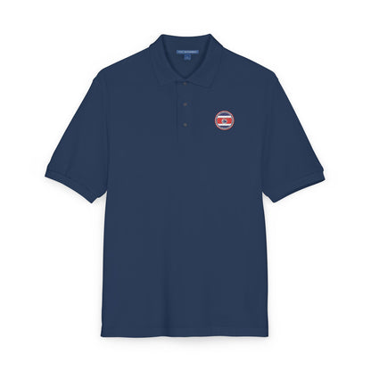 Polo bordado con el escudo de Costa Rica
