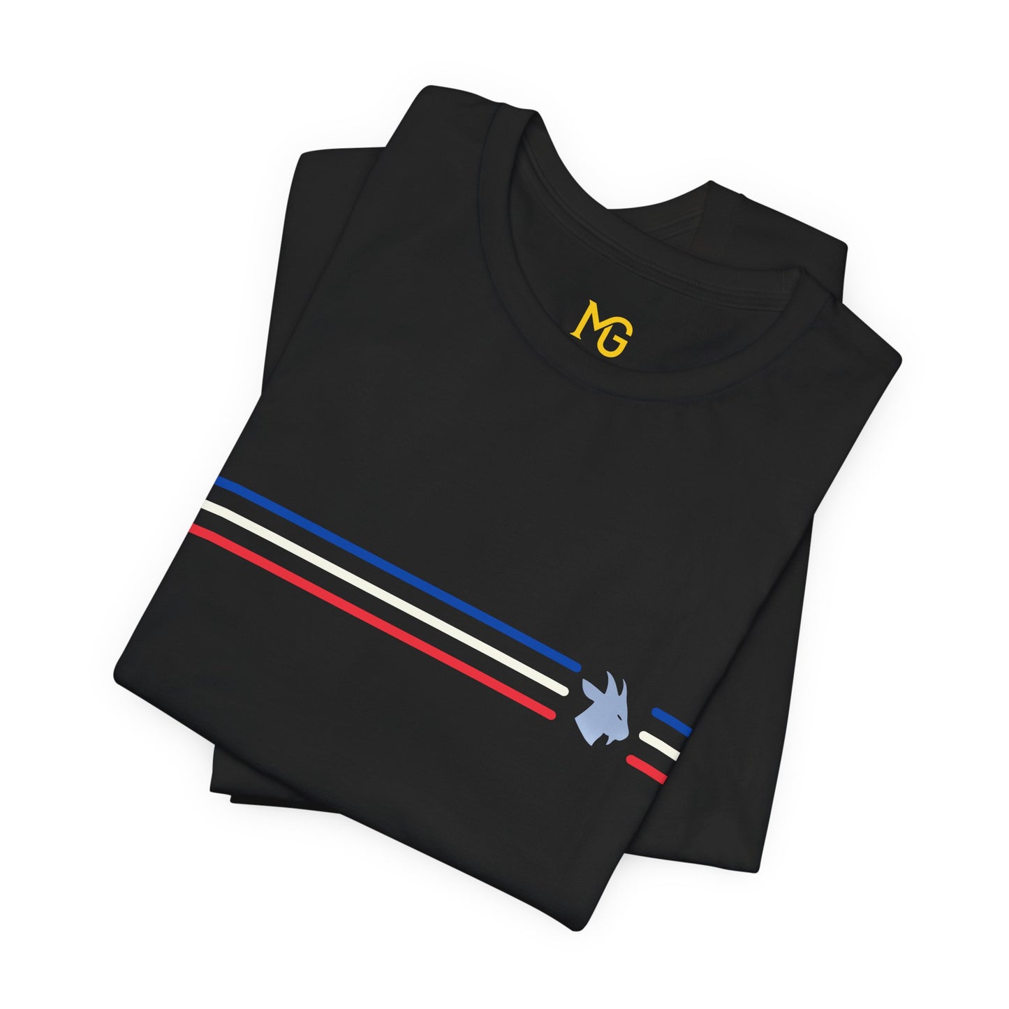 Camiseta a rayas discreta de Costa Rica