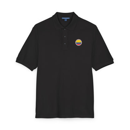 Embroidered Colombia Crest Polo Shirt
