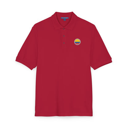 Embroidered Colombia Crest Polo Shirt