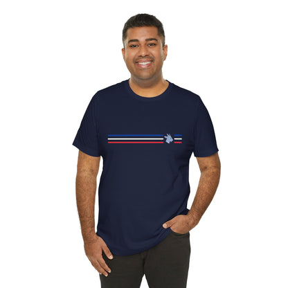 Camiseta a rayas discreta de Costa Rica
