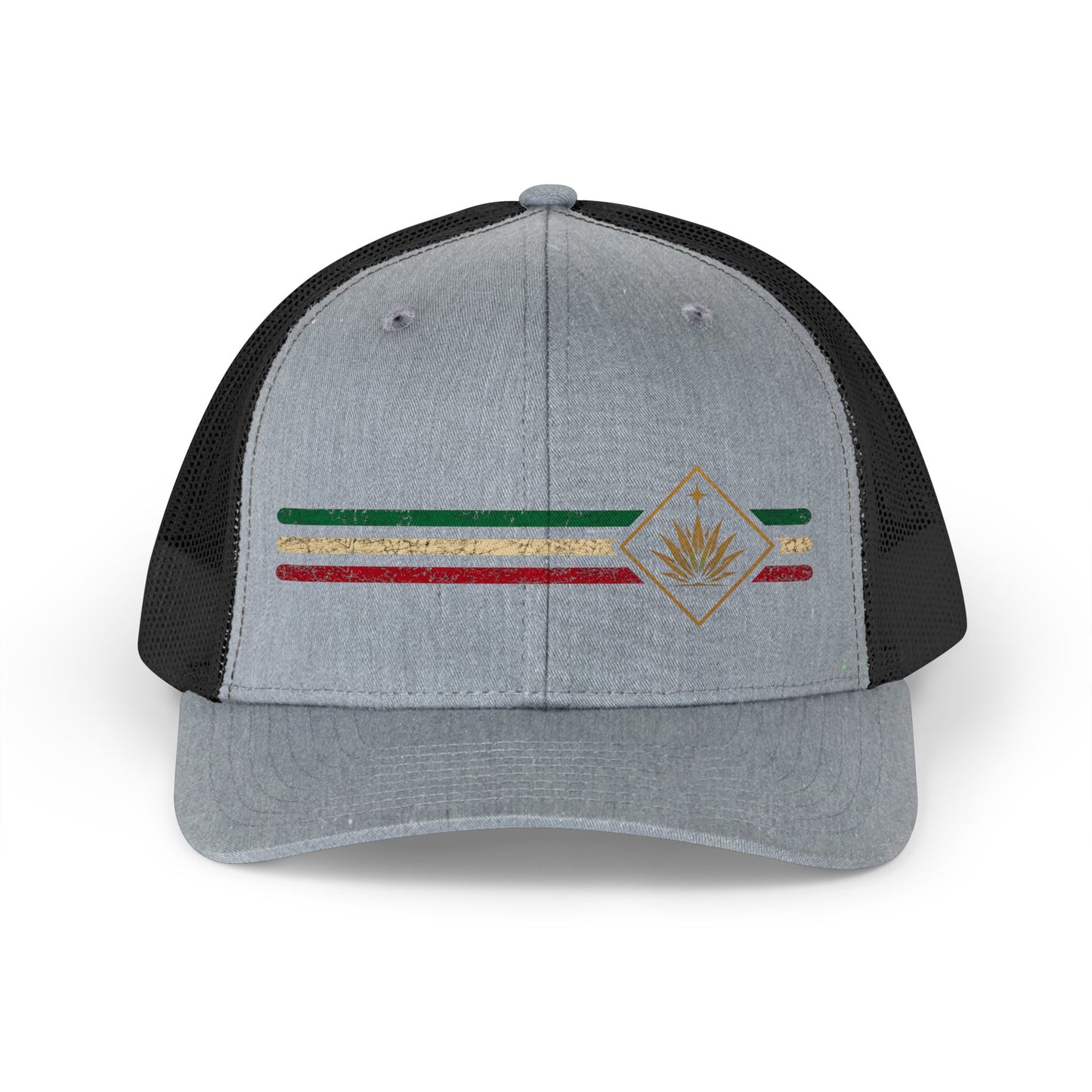 Mexico Low-Key Stripe Trucker Hat