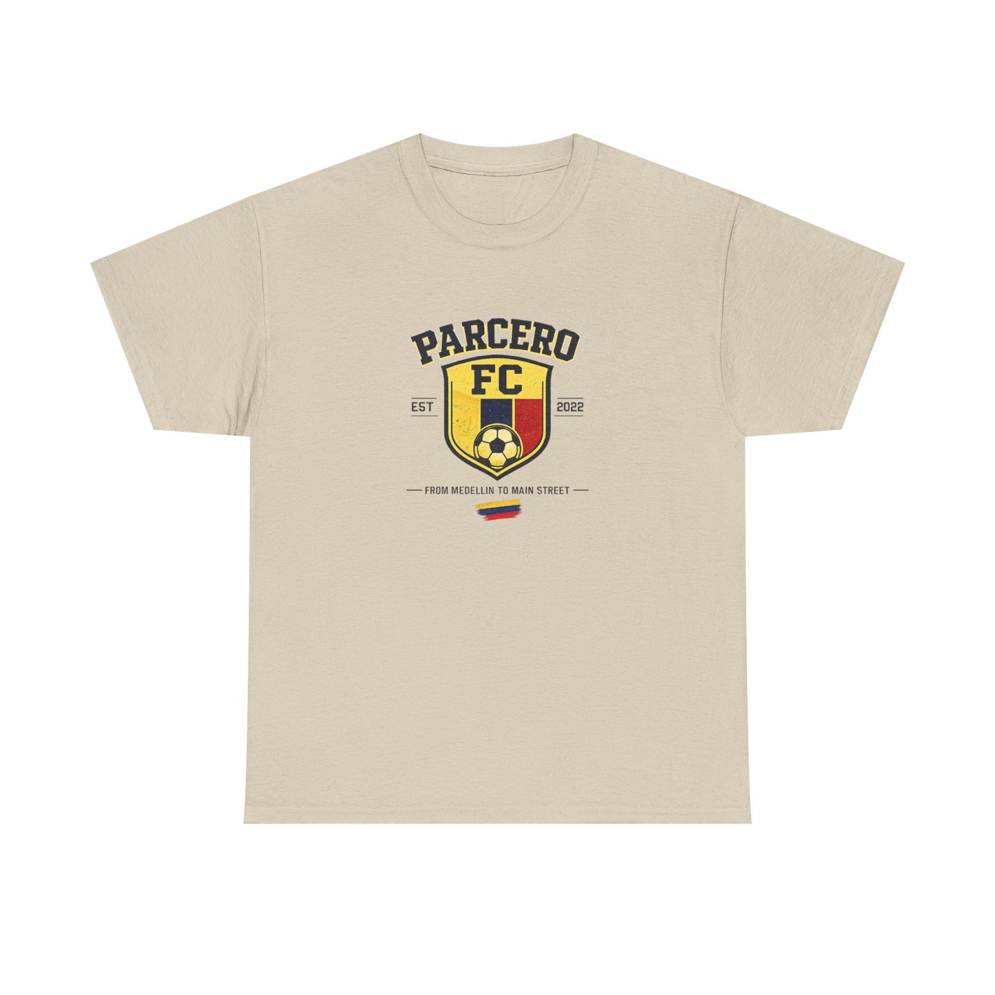 Parcero FC From Medellín to Main Street soccer shirt
