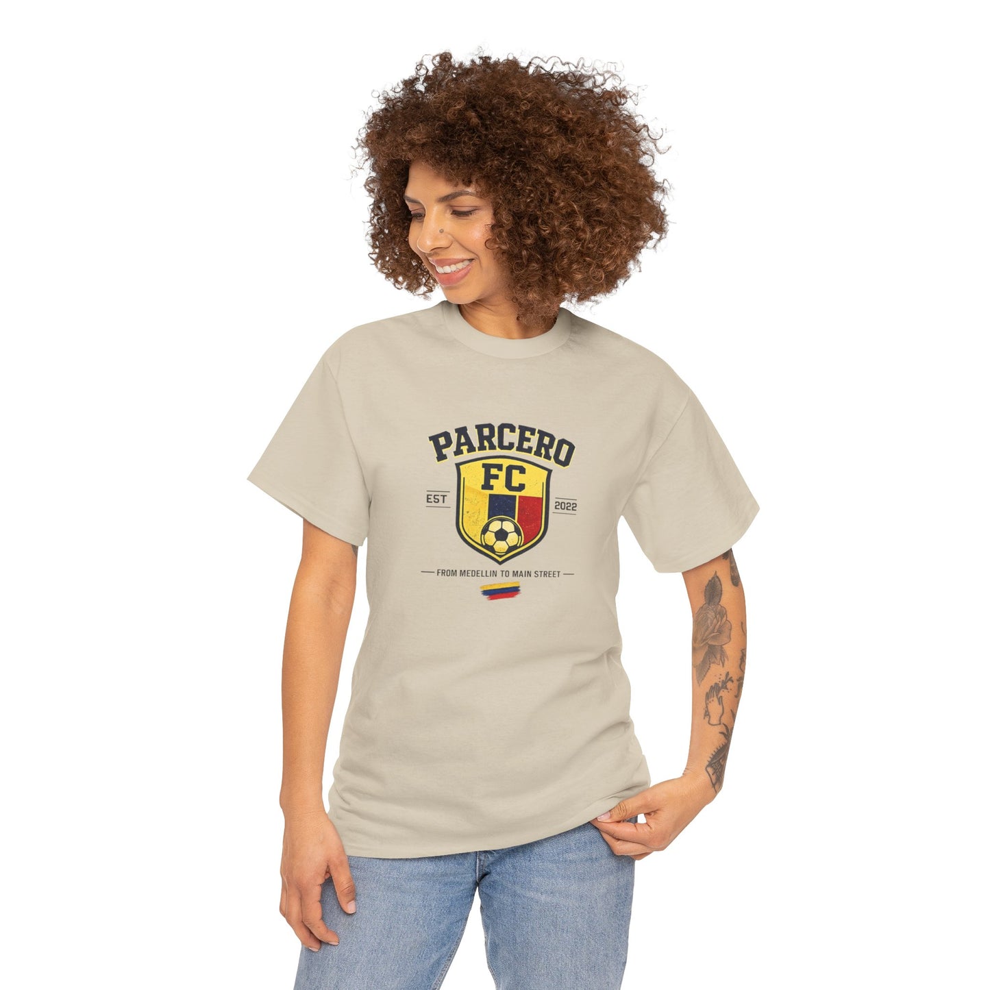 Parcero FC From Medellín to Main Street soccer shirt