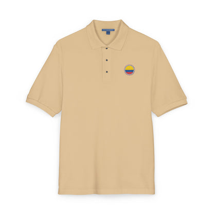 Embroidered Colombia Crest Polo Shirt