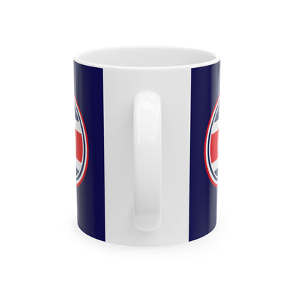 Caneca Azul de Café Costa Rica