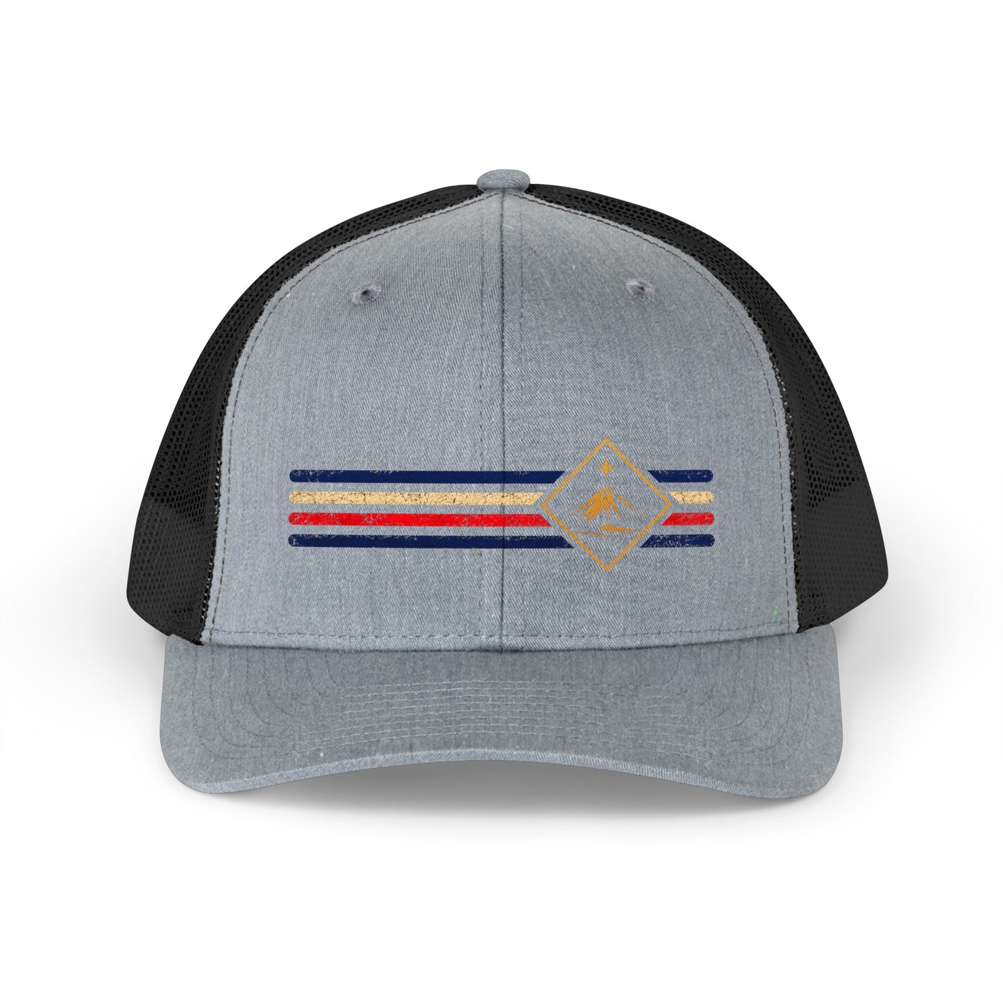 Costa Rica Low-Key Stripe Trucker Hat